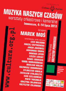 II Warsztaty Orkiestrowe i Kameralne MUZYKA NASZYCH CZASÓW @ Państwowa Szkoła Muzyczna I i II st. im. J. Zarębskiego | Inowrocław | kujawsko-pomorskie | Polska